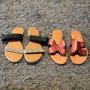 Universal Thread sandals Lot of 2 Size 8